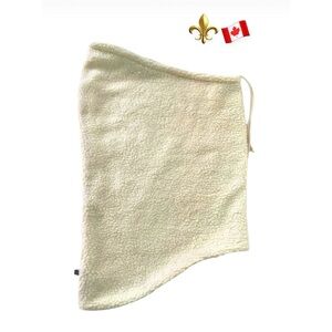 ⚜️🍦GIBOU Beige Cozy Fleece Hooded Sherpa Neck Warmer BRAND NEW🍦⚜️